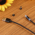 Kabel Pengisian Magnetik USB C 8pin Micro USB 360 Derajat