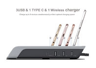 Multi Perangkat 45W USB C Ports QI Wireless Charging Station